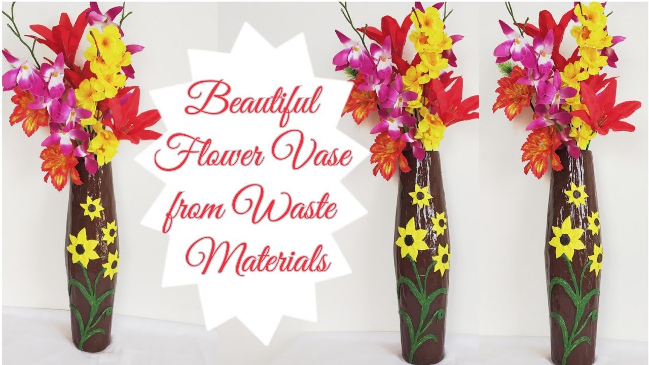 From Trash to Treasure: How to Make a Flower Vase Using Recyclable Materials