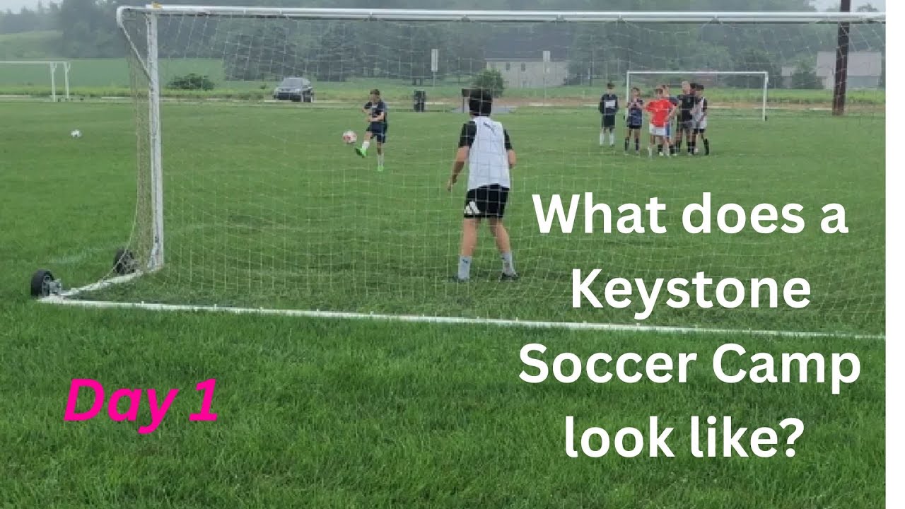 Keystone Summer Soccer Camp Day 1 - YouTube