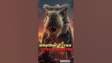 was t-rex an apex predator?#trex #aniamls #animalsfacts
