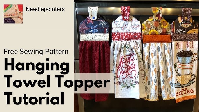 Easy Hanging Kitchen Towel Pattern - Sew Crafty Me