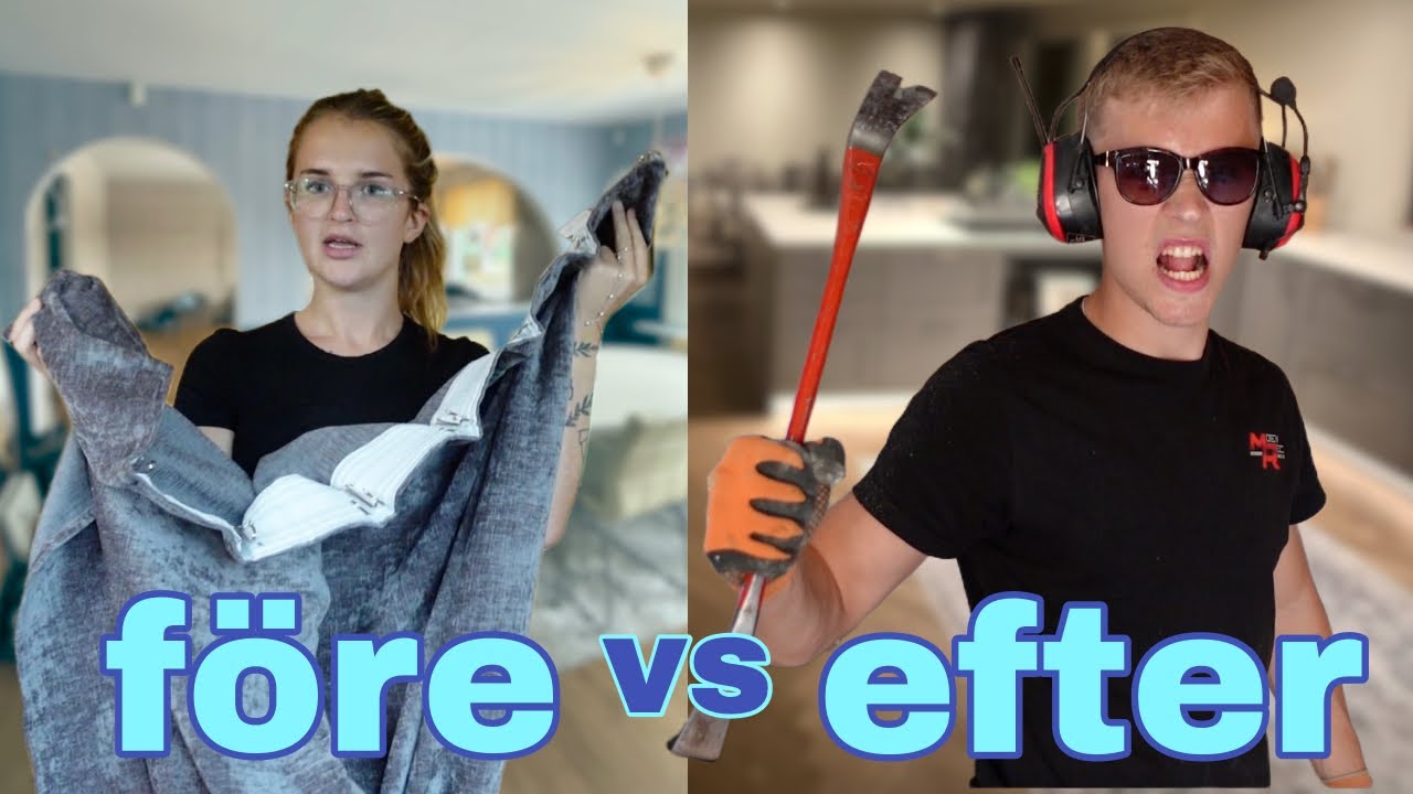 NEDERVÅNINGEN ÄR NU KLAR, inredning, shopping osv - RENOVERINGSVLOGG #7