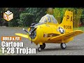 Cartoon T-28 Trojan RC Plane, Will It Fly?