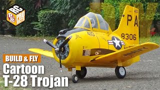 : Cartoon T-28 Trojan RC Plane, Will It Fly?