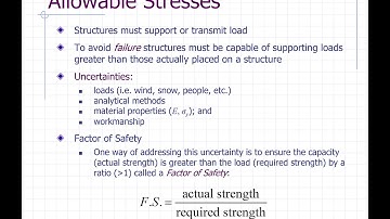 L2.9 - Axial Load, Factor of Safety