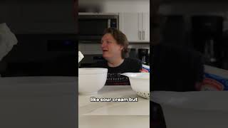 do not smell sour cream #gorlworld #qlr #food #recipe #cooking