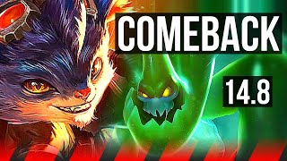 RUMBLE vs ZAC (TOP) | Comeback, 59k DMG, 600+ games | KR Master | 14.8