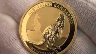 2016 オーストラリア、カンガルー金貨 1オンス クリアケース付き