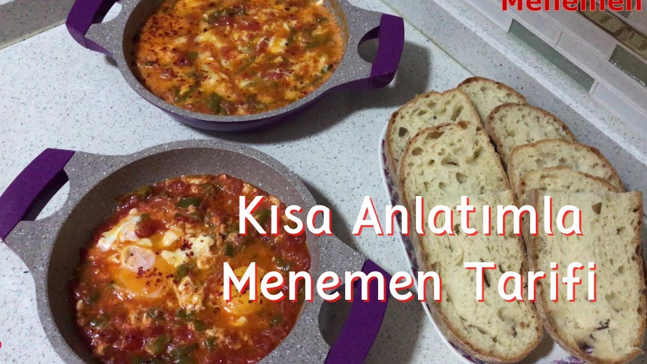 Menemen Nasıl Yapılır? II Kısa, anlaşılır anlatımlar. II Yemek Tarifleri. II Yemek Sunumları.