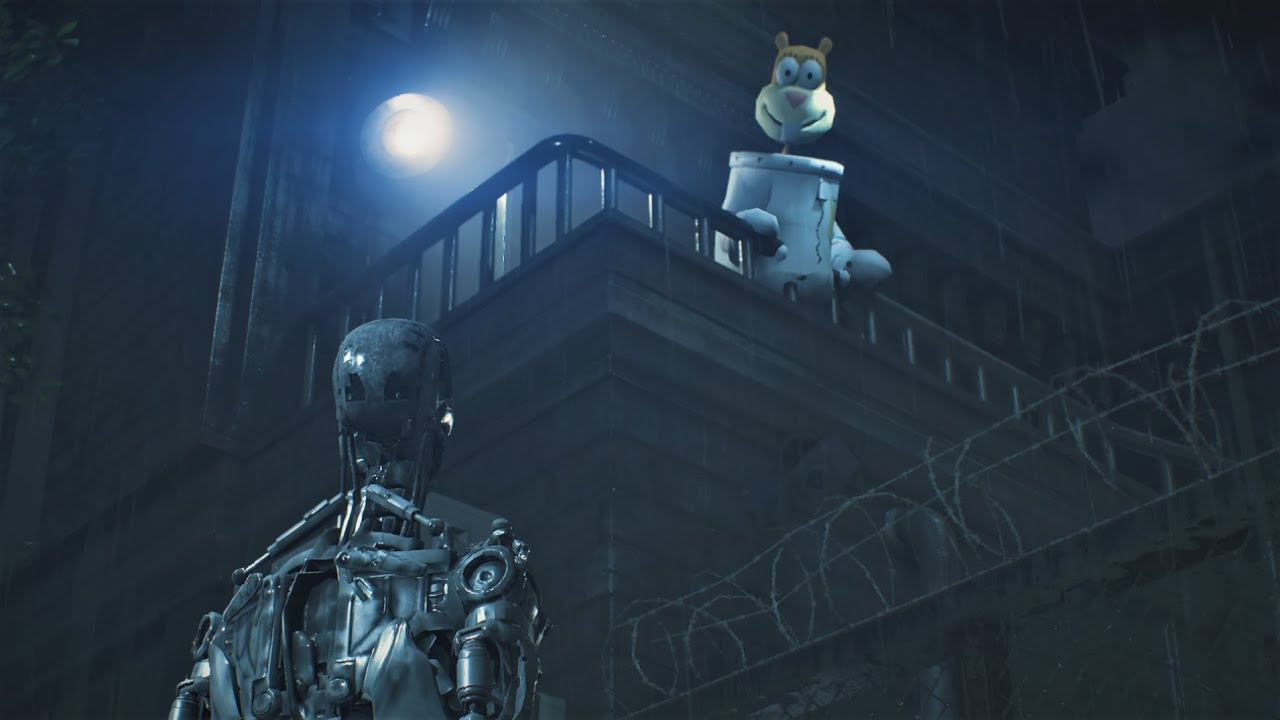 Evil Sandy Resident Evil 2 Remake - Claire Sandy Cheeks - YouTube