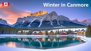CANMORE Alberta Canada in Winter