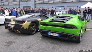 Just a quick one. i have filmed rev battle between ferrari 458 italia
and lamborghini huracan lp610-4 at the top gear cup event monza
circuit. they ...