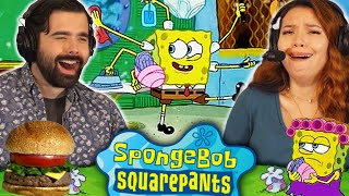 We Watched SPONGEBOB SEASON 3 EPISODE 9 AND 10 For the FIRST TIME!! KRUSTY KRAB TRAINING VIDEO