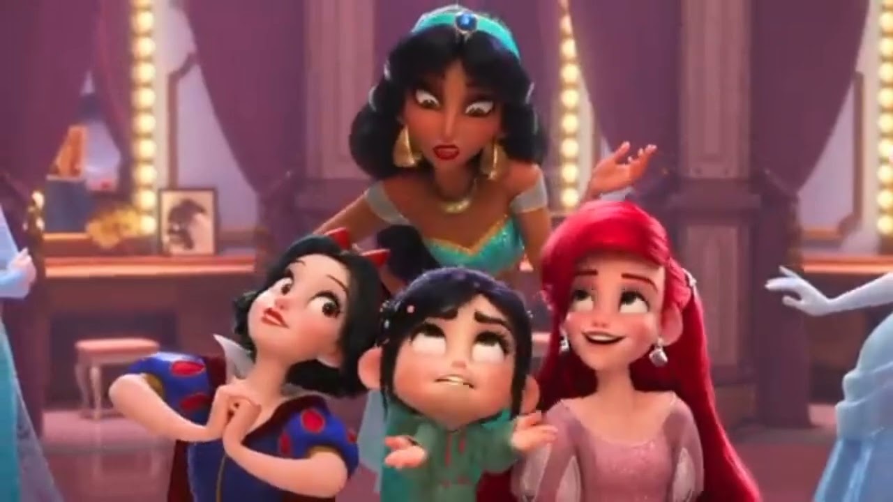 Vanellope meets the Disney Princesses in Disneys wonderful WreckIt Ralph 2 Ralph Breaks the Internet