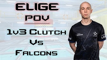 POV: ELIGE ACE - 1v3 Clutch | Falcons Vs Complexity | ESL Challenger Jönköping 2024