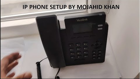 Yealink IP Phone Unboxing and Complete Setup Guide | Mojahid Khan