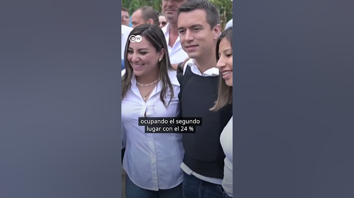 Ecuador candidatos presidenciales segunda vuelta