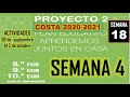 Semana 18, Básica Superior, Costa (Proyecto 2, semana 4)