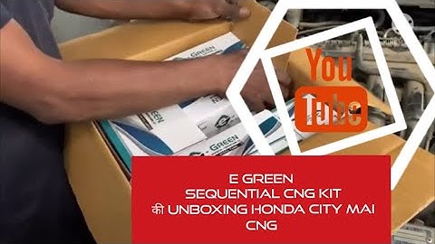 E green sequential kit fitting in honda city (Chand auto gas)