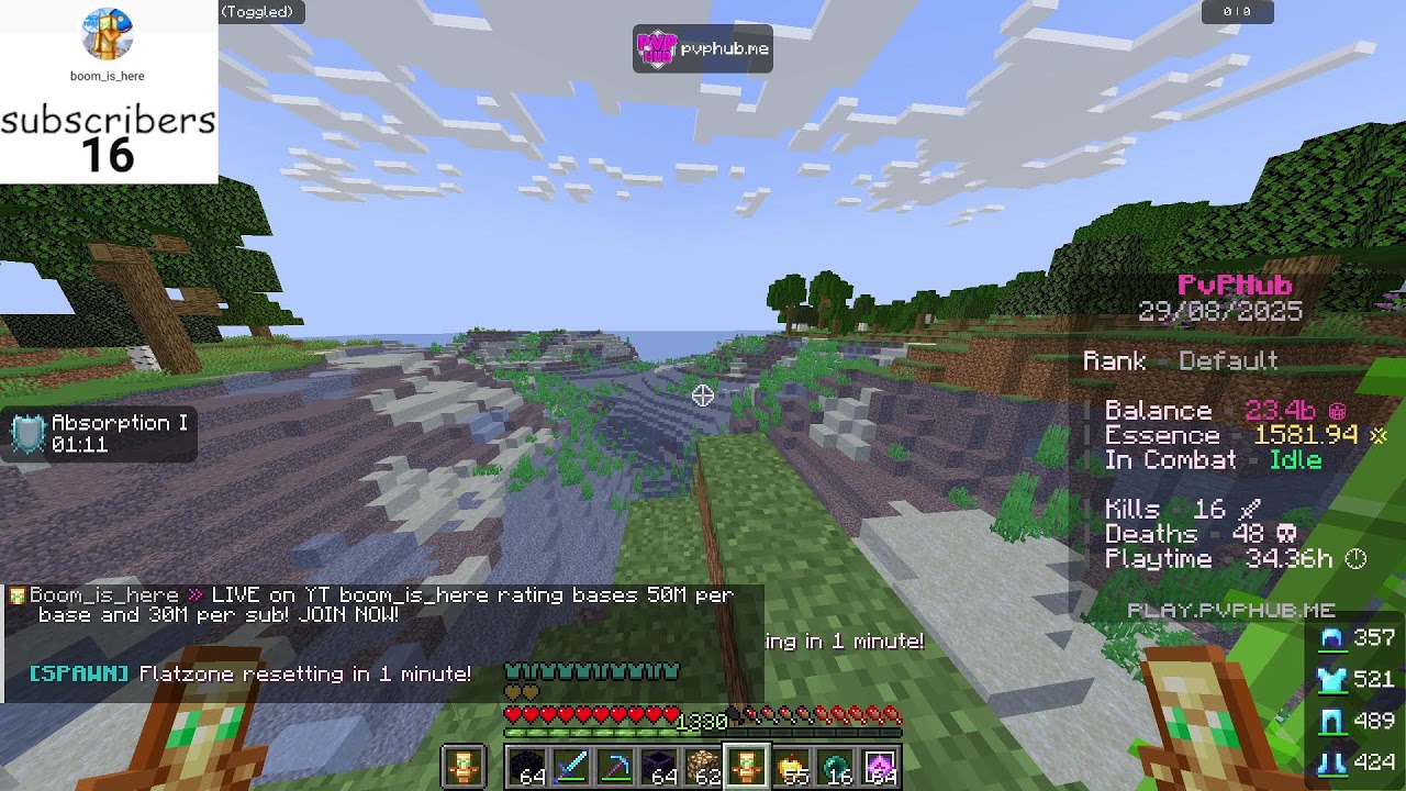 rating bases on pvphub.me 50M per base and 30M per sub! join now! LIVE ...