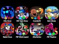 FNF Mario Madness V2, FNF Pomni, FNF Digitization Circus, FNF Crunchin V3, FNF Glitch Legend