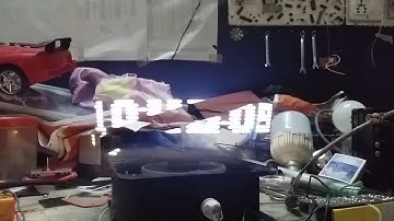 Propeller pov clock & text display