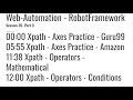 35.3 Xpath Axes practice on guru99 and amazon, Operators, Conditions