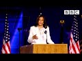 Kamala Harris speech • What this moment means for women 🇺🇸 US Election 🔴 @BBC News live - BBC