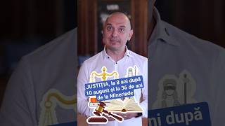 JUSTIȚIA, la 8 ani după #10august 🔥 și la 36 de ani de la #Mineriade