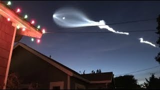 RAW UFO over Southern California so people thought Breaking News December 23 2017