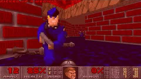 Doom D5DA3 (2023) MAP22: "Whyfenstein" UV Max Speedrun 0:56