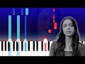 Lizzy McAlpine - Staying (Piano Tutorial)