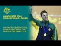 Ian Thorpe breaks the world record in the men's 400m freestyle | Manchester 2002 Commonwealth Games
