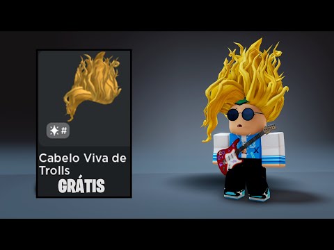 COMO PEGAR 4 CABELOS GRÁTIS LIMITED DO TROLLS NO ROBLOX