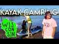 Kayak Camping the Wisconsin River | Setting up a Tent on a Sandbar