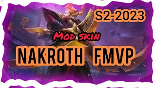 Mod Skin Nakroth ADC Quán Quân FMVP Mùa 2-2023 Mới nhất Sau 26/4 Hiệu Ứng Âm Thanh || Trung Game TZ