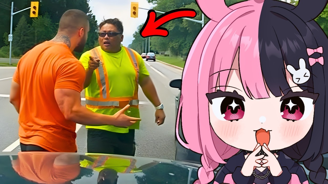 Vtuber Reacts To BEST OF ROAD RAGE INSTANT KARMA Compilation