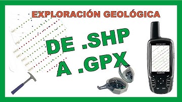 CONVERTIR archivos .SHP a .GPX directamente (GPS GARMIN) 💻📲