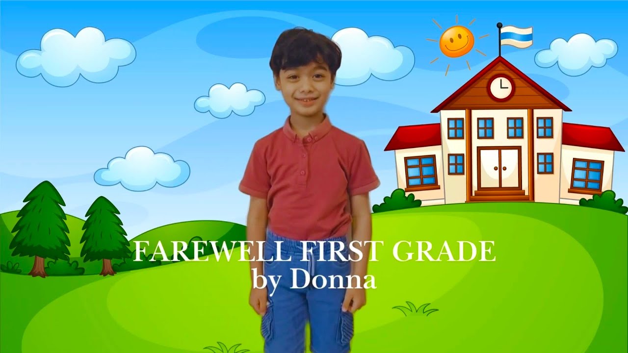 Farewell First Grade by Donna 📖 | Adam’s Poem Recital | Reading Subject Performance