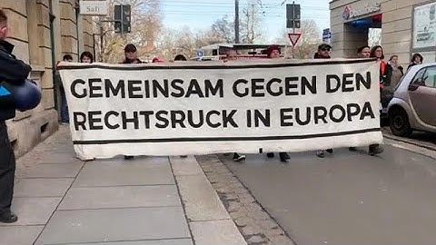 На востоке Германии прошли антифашистские марши