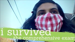 I SURVIVED THE COMPREHENSIVE EXAM | PhD Vlog | Radhika Katti