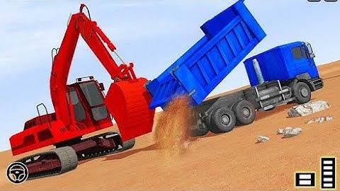 Train Station Construction JCB Simulator Game JCB Game - Android Gameplay