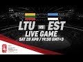 Lithuania - Estonia | Live | 2018 IIHF Ice Hockey World Championship Division I Group B