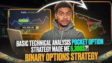 BASIC TECHNICAL ANALYSIS POCKET OPTION STRATEGY MADE ME 5,300$?! | BINARY OPTIONS STRATEGY