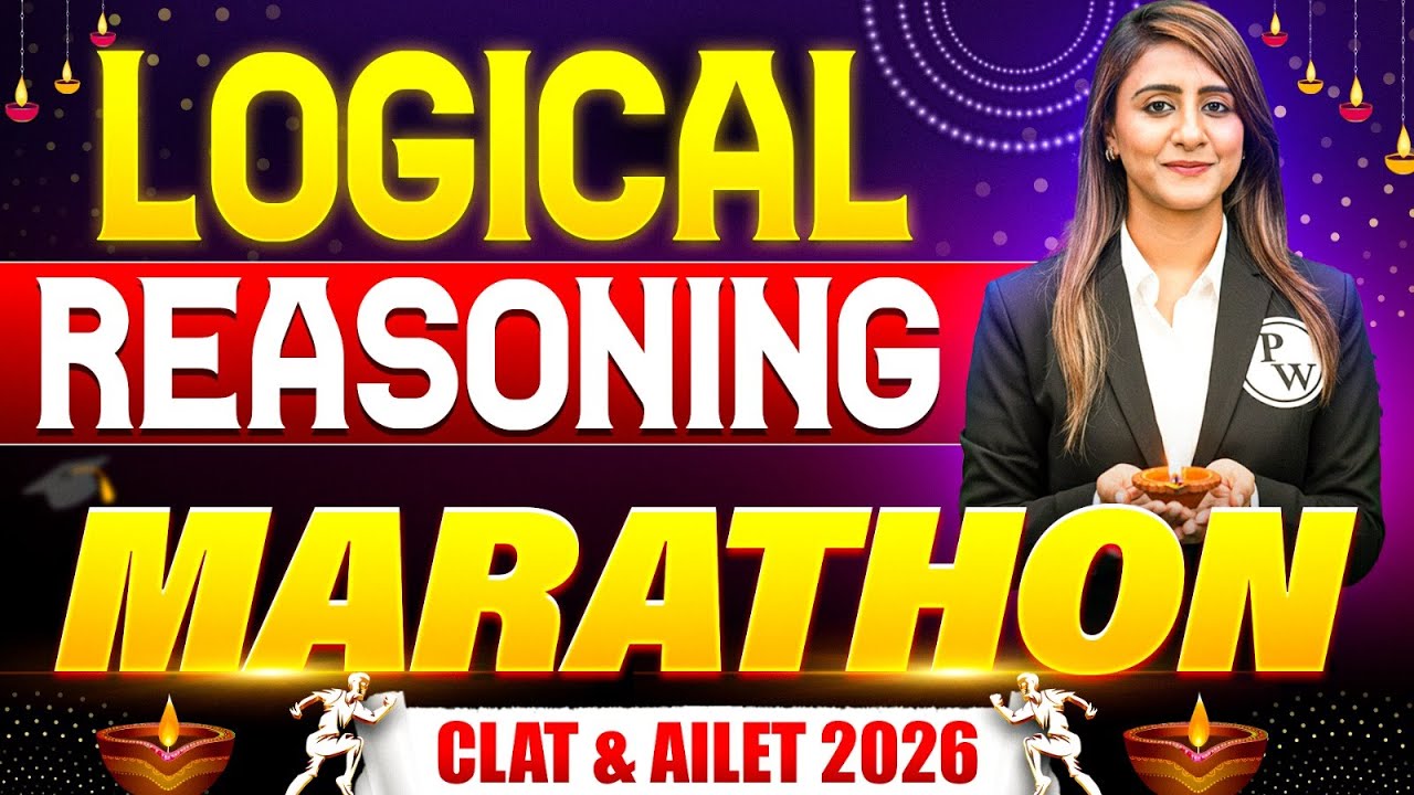 CLAT & AILET 2026 Logical Reasoning Marathon ⚡ Mega Practice Class ...