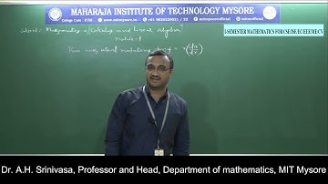 Calculus and Linear Algebra (22MAT11) / Mathematics / 1st sem / Module 1 / Polar curve(Session 1)