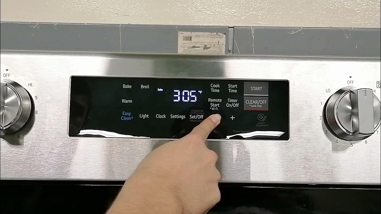 LG Range Cook Time Setting Guide(LREL6321, LRGL5821) - YouTube