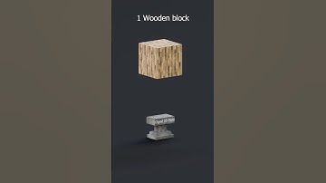 Dropping Minecraft Wooden Blocks on an Anvil! | Satisfying Physics