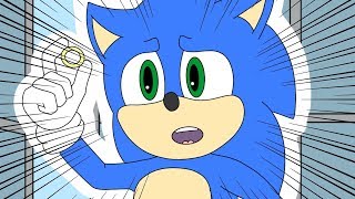 Movie Sonic meows... (Sonic Movie Animation || “Uh Meow?” Scene)