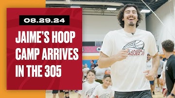 Jaime Jaquez Jr. Brings Basketball Camp For Kids To Miami | August 29, 2024