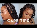 MY FAUX LOCS MAINTENANCE ROUTINE! Easy Care Tips